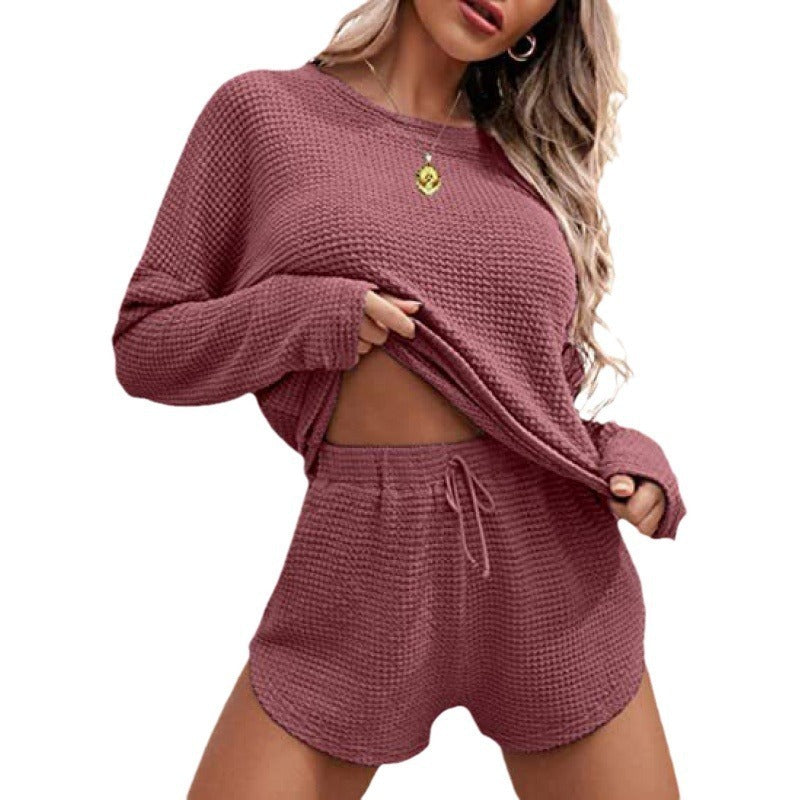 Women's Long Sleeve Top & Shorts