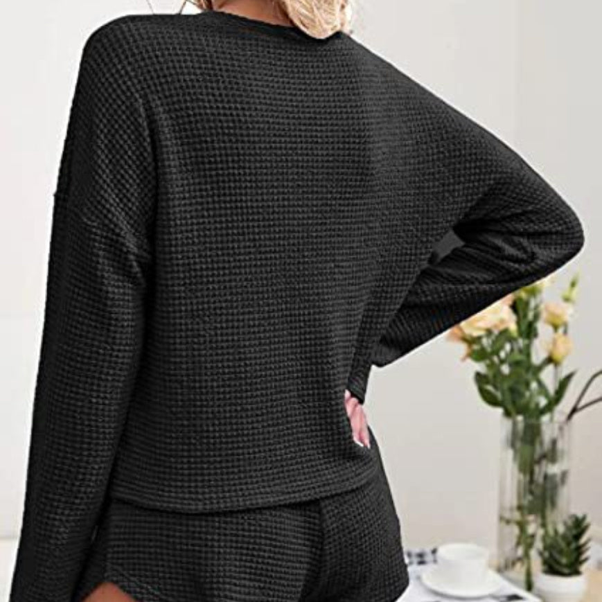 Women's Long Sleeve Top & Shorts